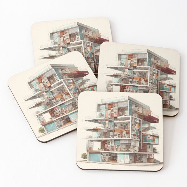 Item preview, imaginary building #2 designed and sold by TheCollageWorld.