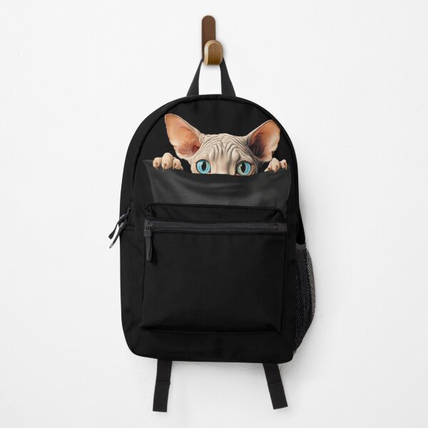 Item preview, Cat in a Pocket Cute Sphynx Cat Design designed and sold by LovelyHappyGift.