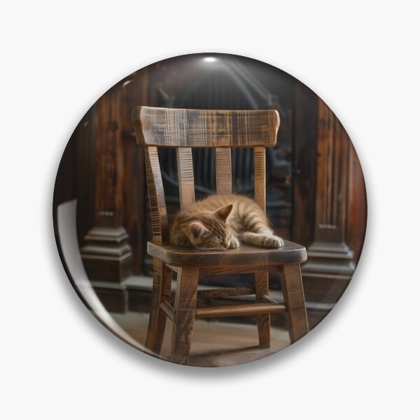Item preview, kitten-sleeping-on-chair designed and sold by Kirollos9.