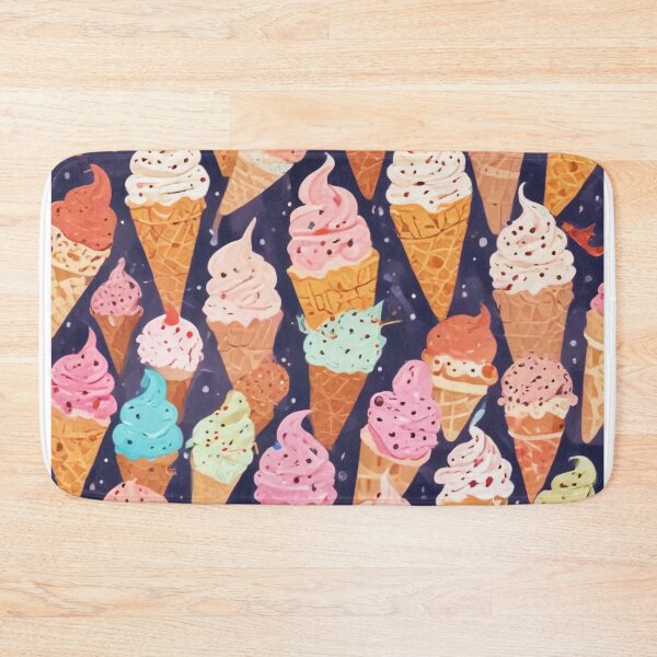 Item preview, Ice cream social bar store pattern design designed and sold by Anshu3813.
