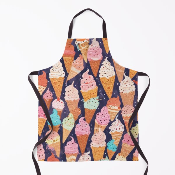 Item preview, Ice cream social bar store pattern design designed and sold by Anshu3813.