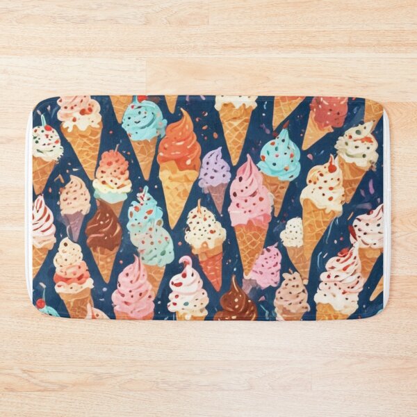 Item preview, Ice cream social bar store pattern design designed and sold by Anshu3813.