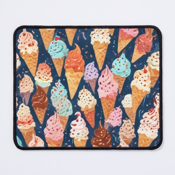 Item preview, Ice cream social bar store pattern design designed and sold by Anshu3813.