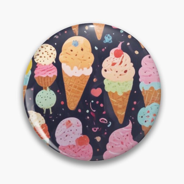 Item preview, Ice cream social bar store pattern design designed and sold by Anshu3813.