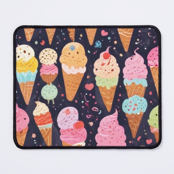 Item preview, Ice cream social bar store pattern design designed and sold by Anshu3813.