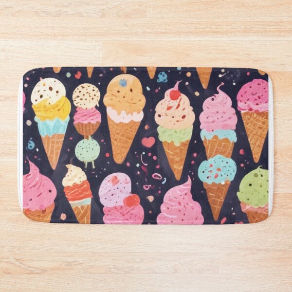 Item preview, Ice cream social bar store pattern design designed and sold by Anshu3813.