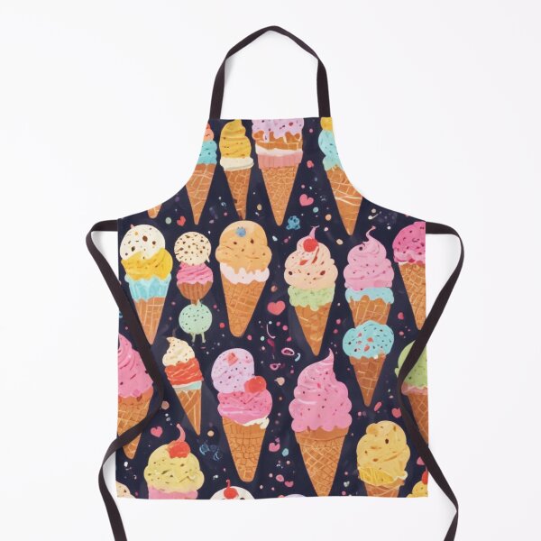 Item preview, Ice cream social bar store pattern design designed and sold by Anshu3813.