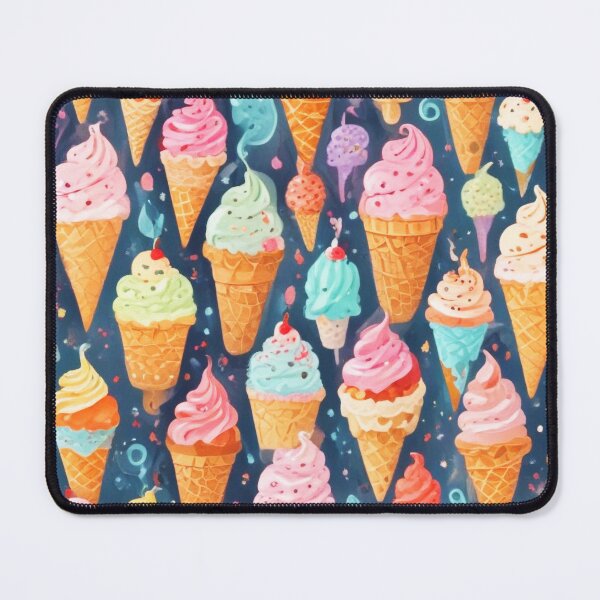 Item preview, Ice cream social bar store pattern design designed and sold by Anshu3813.