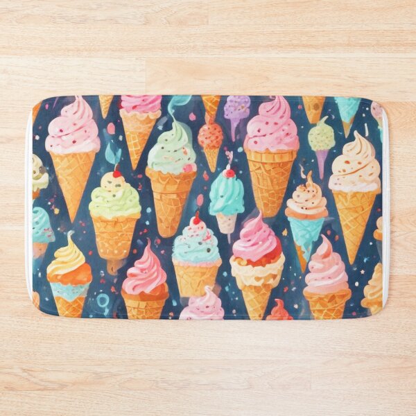 Item preview, Ice cream social bar store pattern design designed and sold by Anshu3813.