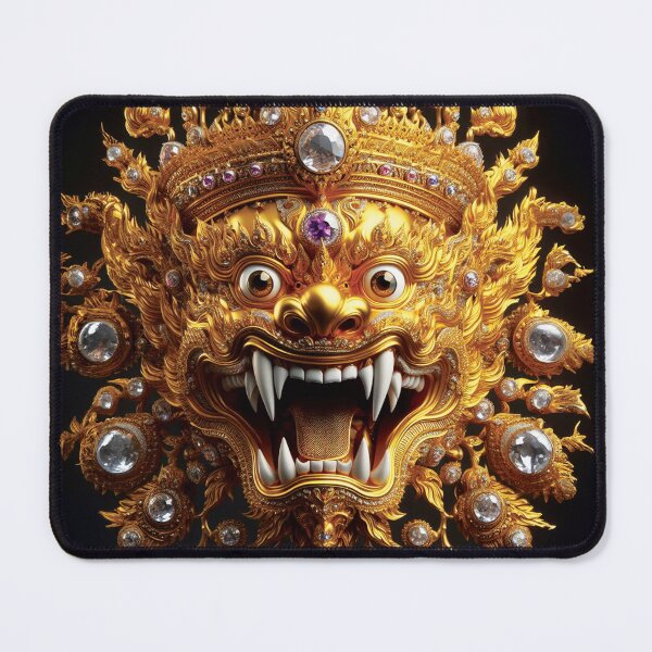 Item preview, Thai ancient Golden Giant mask with a brutal face Vol.5 designed and sold by Bspaces.