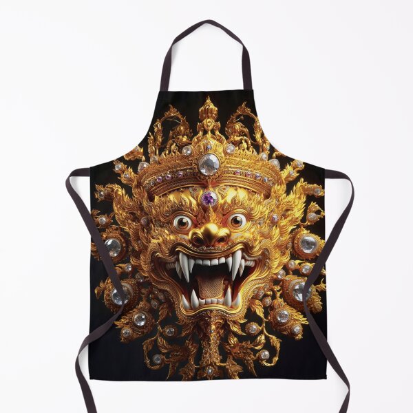 Item preview, Thai ancient Golden Giant mask with a brutal face Vol.5 designed and sold by Bspaces.