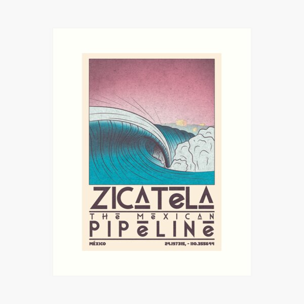 Aperçu de l'œuvre Zigatela, le pipeline mexicain créée et vendue par JDP--Designs.