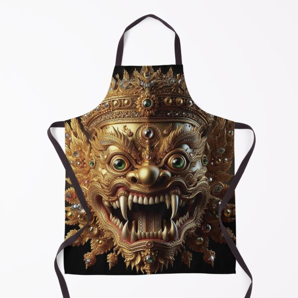 Item preview, Thai ancient Golden Giant mask with a brutal face Vol.6 designed and sold by Bspaces.