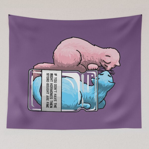 Item preview, Store-bought Hormones Cats T designed and sold by Art by Veya.