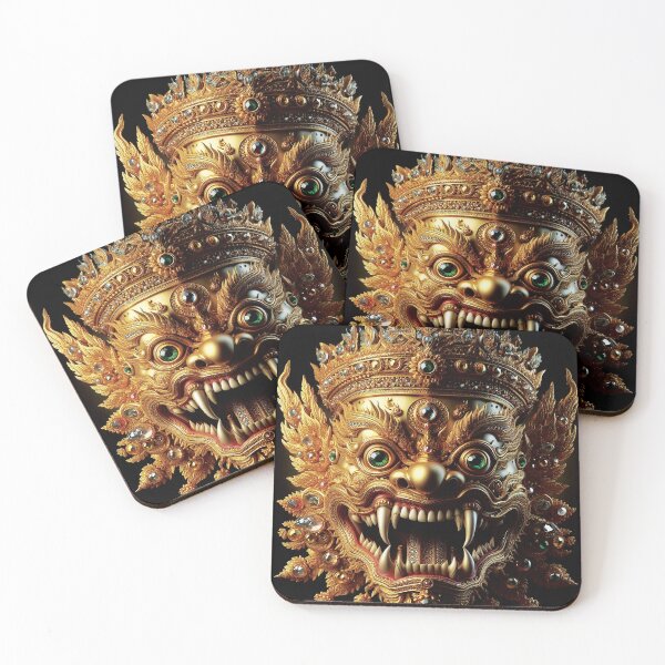 Item preview, Thai ancient Golden Giant mask with a brutal face Vol.7 designed and sold by Bspaces.
