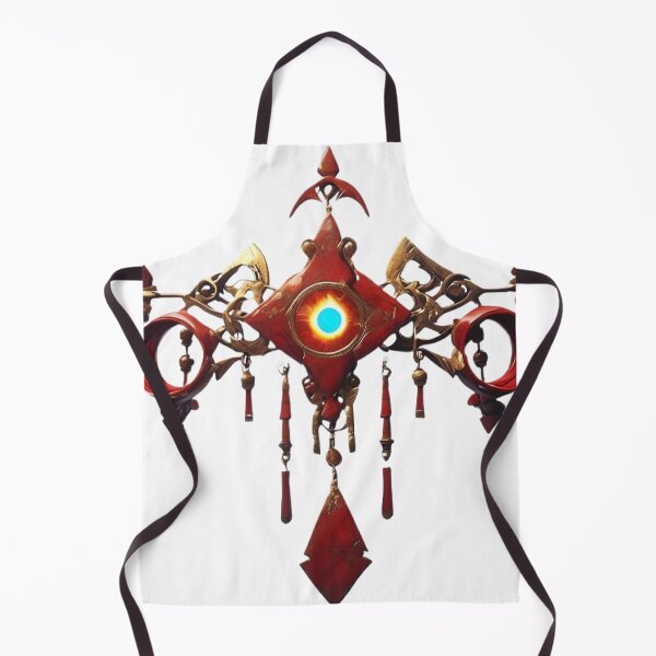 Item preview, "Crimson Amulet of the Elemental Eye" designed and sold by MYTHIC PEEL STICKERS.