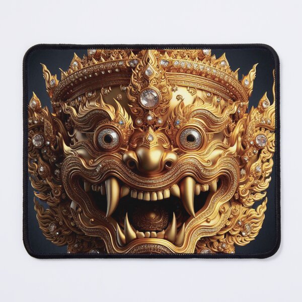 Item preview, Thai ancient Golden Giant mask with a brutal face Vol.8 designed and sold by Bspaces.