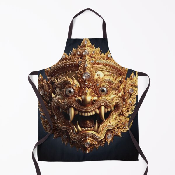 Item preview, Thai ancient Golden Giant mask with a brutal face Vol.8 designed and sold by Bspaces.