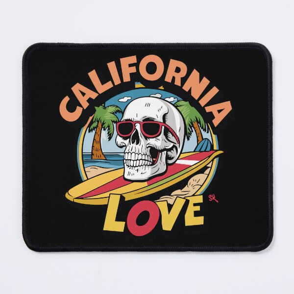 Item preview, Skull - California Vibes Surfing - The Skull Club, Skull, Totenkopf, Freak designed and sold by HIGUMAX.