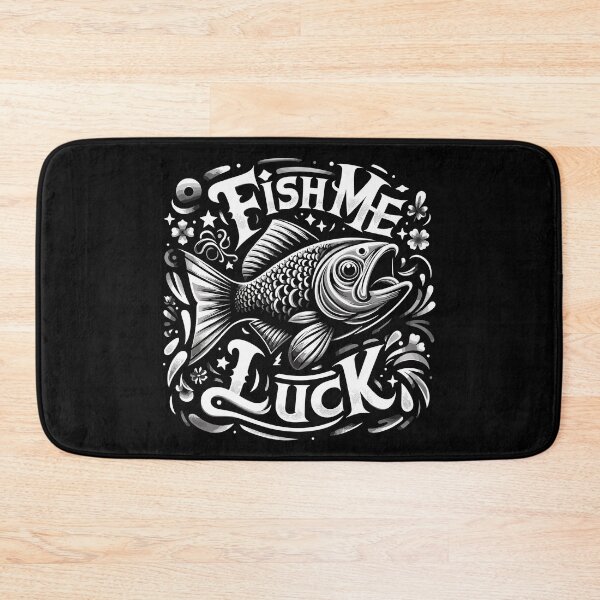 Item preview, Fish me luck fishing gift designed and sold by Pineapple-Tree.