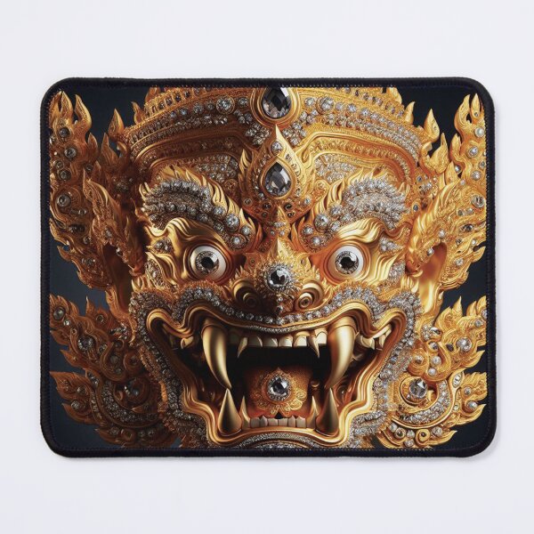 Item preview, Thai ancient Golden Giant mask with a brutal face Vol.9 designed and sold by Bspaces.