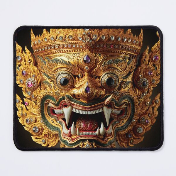Item preview, Thai ancient Golden Giant mask with a brutal face Vol.10 designed and sold by Bspaces.