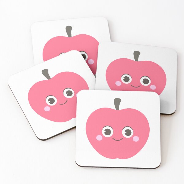 Item preview, Cute hand drawn kawaii summer picnic apple designed and sold by nuchz.