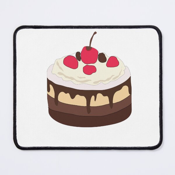 Item preview, Clorful Cake design with fruits illustration. designed and sold by Riva Begum.
