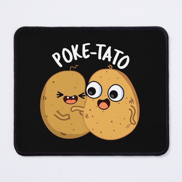 Item preview, Poke-tato Funny Potato Pun (Dark BG) designed and sold by punnybone.