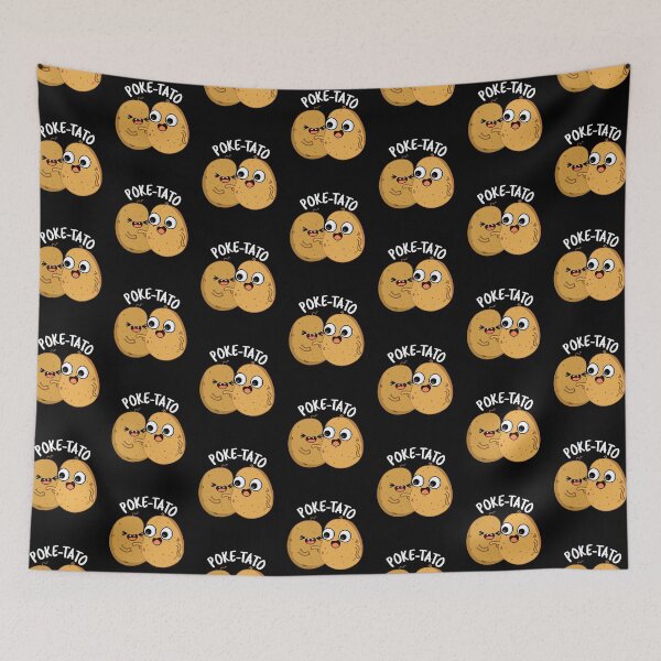 Item preview, Poke-tato Funny Potato Pun (Dark BG) designed and sold by punnybone.