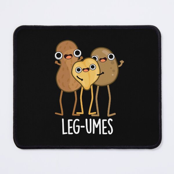 Item preview, Leg-umes Funny Legume Pun (Dark BG) designed and sold by punnybone.