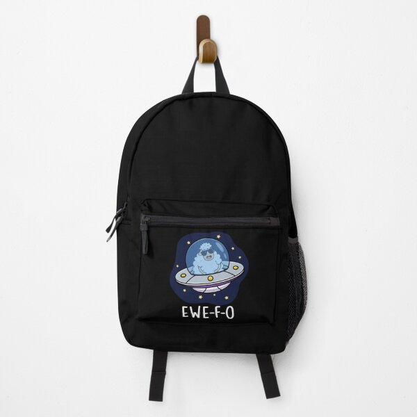 Item preview, Ewe-F-O Funny UFO Pun (Dark BG) designed and sold by punnybone.