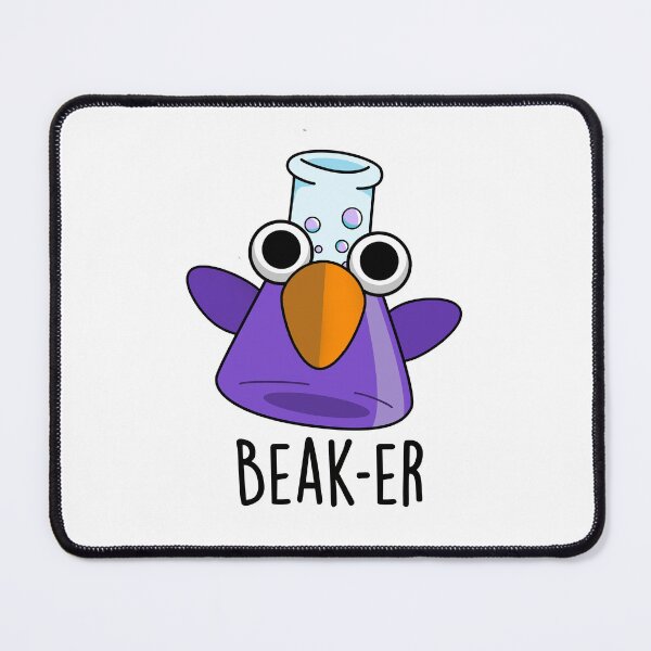 Item preview, Beak-er Funny Chemistry Pun designed and sold by punnybone.