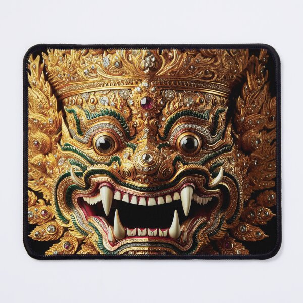 Item preview, Thai ancient Golden Giant mask with a brutal face Vol.12 designed and sold by Bspaces.