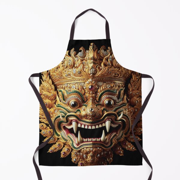 Item preview, Thai ancient Golden Giant mask with a brutal face Vol.12 designed and sold by Bspaces.