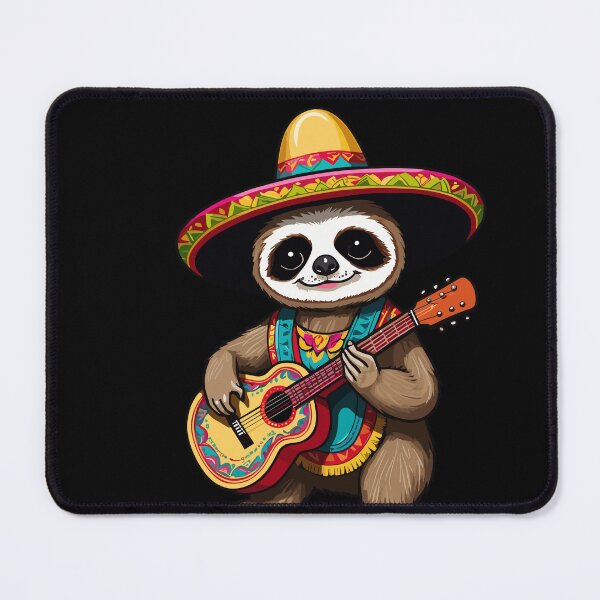 Item preview, Sloth Mariachi Mexico Guitar Fiesta designed and sold by LuminOrb.
