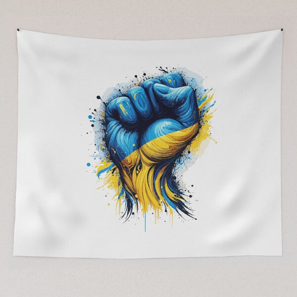 Item preview, Ukraine fist strength courage freedom designed and sold by Pineapple-Tree.