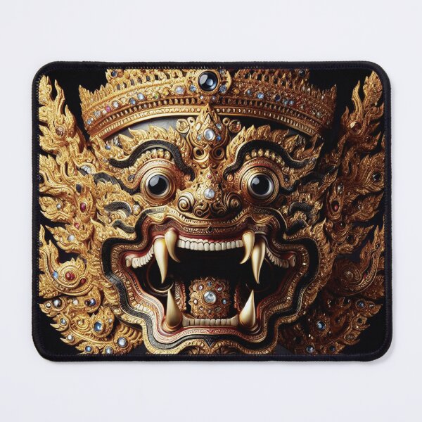 Item preview,  Thai ancient Golden Giant mask with a brutal face Vol.13 designed and sold by Bspaces.