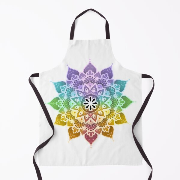 Item preview, Mandala of Chakras in the 7 colors of the rainbow n°3 designed and sold by Audrey Janvier | AJD.