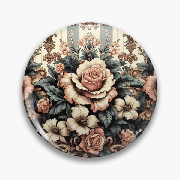 Item preview, Matte Teal & Cream Baroque designed and sold by DesignsByPrnces.