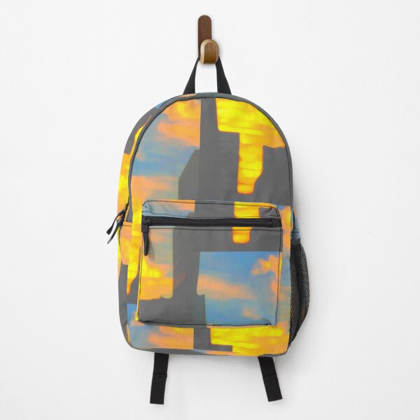 Item preview, Blurred photography architecture bright yellow sky designed and sold by Carré Comme Orange.