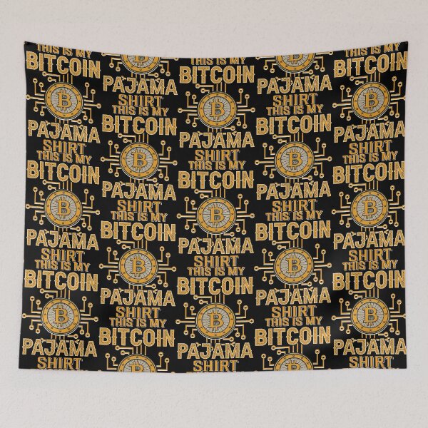 Item preview, This Is My Bitcoin Pajama Shirt designed and sold by TheBitcoinStore.