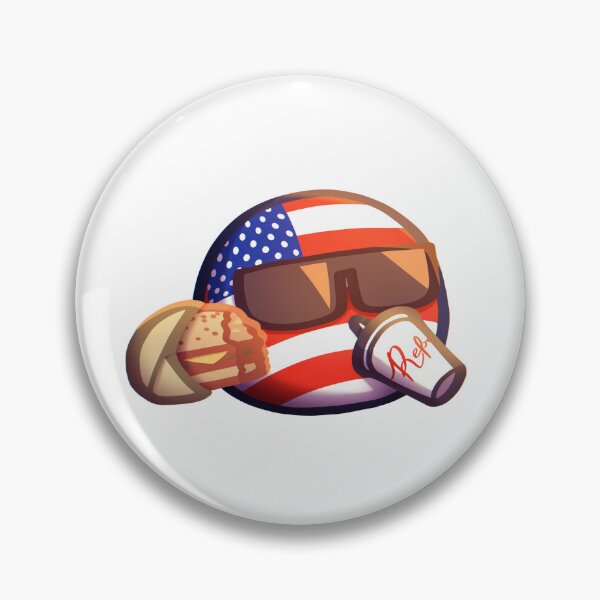 Item preview, US lunch - Countryballs designed and sold by Luke Pereira.