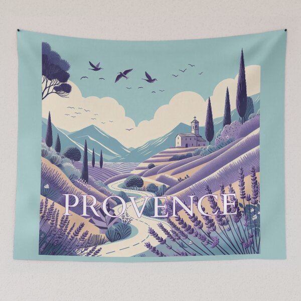 Item preview, The beautiful Provence, a Lavender field in France designed and sold by coloursforkids.