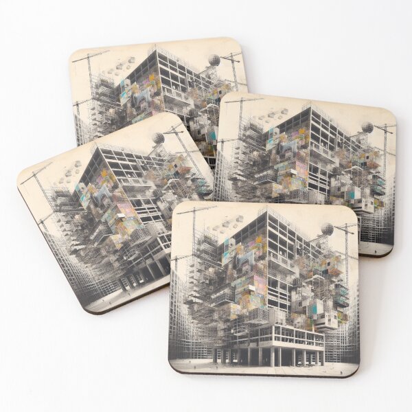 Item preview, Imaginary building #3 designed and sold by TheCollageWorld.