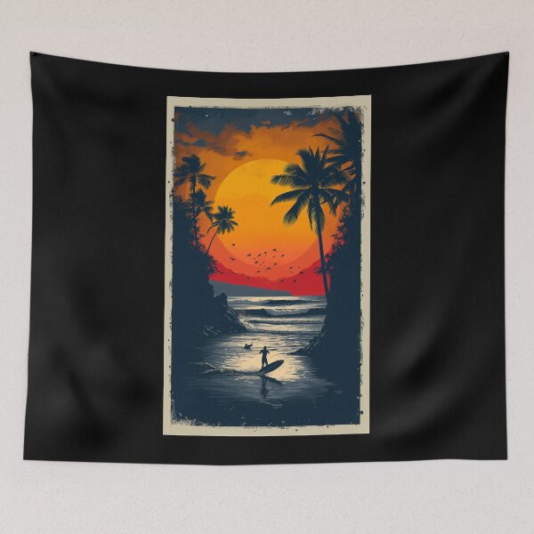 Item preview, "Ride the Waves" Surf-Inspired Print-on-Demand Collection designed and sold by Reichcorp.