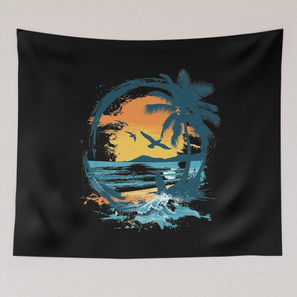 Item preview, "Ride the Waves" Surf-Inspired Print-on-Demand Collection designed and sold by Reichcorp.