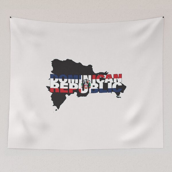 Item preview, Dominican Flag Map designed and sold by AnimalsDH305.