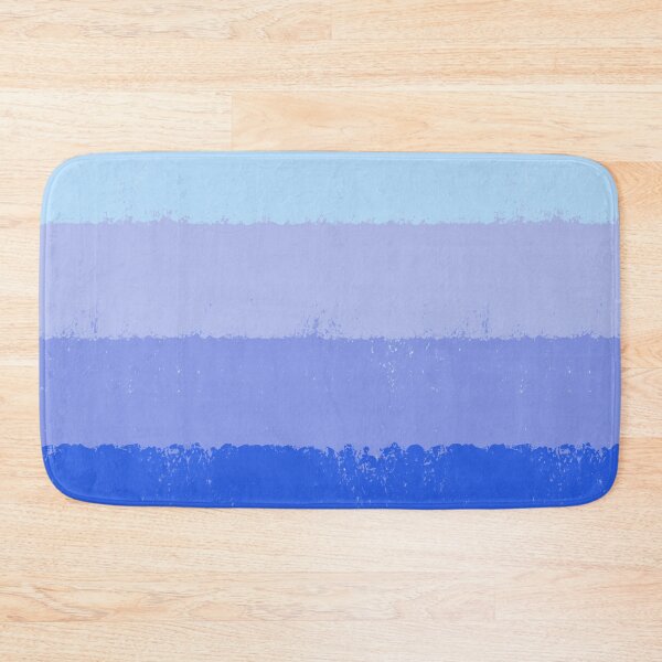 Item preview, Blue Gradient Painterly Wide Stripes designed and sold by OneThreeSix.