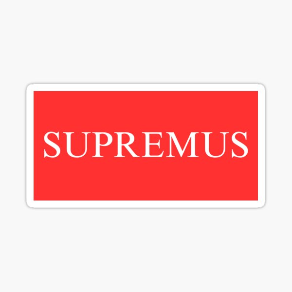 Supreme Box Logo Stickers for Sale | Redbubble